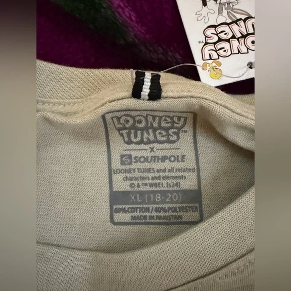 South Pole Bugs Bunny Beast Mode Kids T-Shirt - Beige - Picture 4 of 4